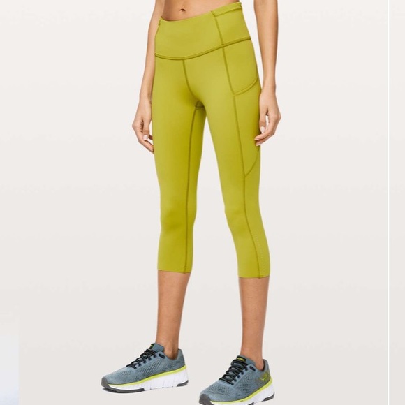 Lululemon Fast and Free HR Crop 19” - Size 12